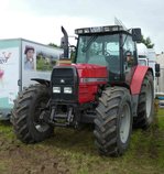 MF 6180, gesehen bei der Kreistierschau des Landkreises Fulda im Juni 2016