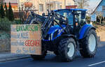 =New Holland unterwegs in Fulda bei einer der vielen bundesweiten Bauerndemos im Januar 2024