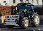 =Valtra ist unterwegs in Fulda bei einer der vielen bundesweiten Bauerndemos im Januar 2024