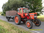 MTS 52 und Schlafwagen HL-10 nach Sundhausen zum Treckertreffen am 03.09.2016