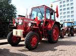 Ein Belarus Traktor gesehen bei einer Oldtimer-Rundfajhrt in Nordhausen 16.06.2018