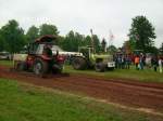 Nach erfolgreichen FullPull kehrt der ZT303 wieder zum Warteraum zurck, whrend der MTS mit dem Pullingschlitten wieder an den Start zurck fhrt