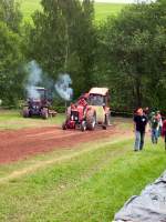 Der Belazerus 1 beim Russen-Traktorpulling in Oberlungwitz steht am Start um wieder mal das FullPull zu ereichen