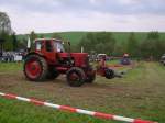 Belarus MTS52 wendet am oberen Ende der Bahn  beim Russentreffen Oberlungwitz