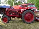 unbekannter Traktor BELARUS,fotografiert beim 11. Perleberger Oldtimer- und Militrfahrzeugtreffen, Flugplatz Perleberg [12.07.2009]