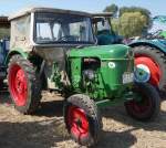 Deutz, steht bei der Oldtimerausstellung Baiersröder Hof im August 2015