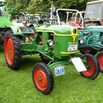 =Deutz steht bei der Oldtimerausstellung in Gudensberg, Juli 2016