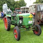 =Deutz steht bei der Oldtimerausstellung in Gudensberg, Juli 2016