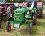 Deutz D 15, BJ 1964; 14 PS; war beim Oldtimertreffen in Warken zu sehen. 21.07.2024