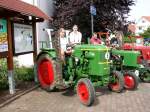 Deutz D 15, Baujahr 1956 im Sommer 2004 unterwegs in 36100 Petersberg-Marbach