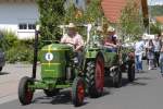 Deutz D 15, Baujahr 1956, Aufnahme im Sommer 2007 in 36100 Petersberg-Marbach