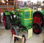 =Deutz F 1 L 514, Bj. 1954, stand zum Verkauf bei der Bulldogmesse in Alsfeld im Oktober 2017