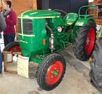 =Deutz F 1 L 514, Bj. 1952, stand zum Verkauf bei der Bulldogmesse in Alsfeld im Oktober 2017