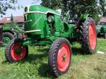 DEUTZ,Typ:F1L612/53-I, Bj.1956 steht inmitten einer STEYR-Oldtimerrunde in Antiesenhofen;090809