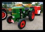 Deutz F16, Baujahr 1954, 15 PS - Fotografiert beim Oldtimer-Treffen an der Alten Dreherei in Mlheim an der Ruhr am 06.06.2009
