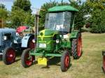 Deutz F1L612 prsentiert bei der Oldtimerausstellung in 76689 Karlsdorf-Neuthard am 29.06.08