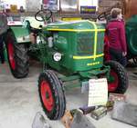 =Deutz F 2 L 514, Bj. 1955, stand zum Verkauf bei der Bulldogmesse in Alsfeld im Oktober 2017