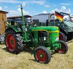 =Deutz F2L612/6-N, gesehen beim Oldtimertreffen in Wisselsrod, 06-2022