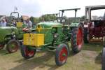 Deutz F2L612, Bj. 1958, bei der Oldtimerausstellung in 76689 Karlsdorf-Neuthard am 29.06.09 