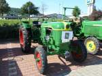 Deutz F2L612, Bj. 1956, 22 PS, ausgestellt bei der 2. Traktorenausstellung  Ahle Bulldogge us Angeschbach oh Lannehuse  am 05.09.2010 in Angersbach 