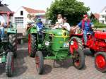 Deutz F2L 612, Baujahr 1954 im Sommer 2004 gesehen in 36100 Petersberg-Marbach