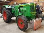 =Deutz F3L514, 50 PS, Bj. 1954 sucht einen neuen Besitzer bei der Bulldogmesse in Alsfeld, 10-2021