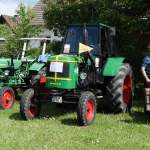 Deutz F3L514 steht bei der Oldtimeraustellung in Fulda-Edelzell, Mai 2014