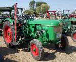 Deutz, steht bei der Oldtimerausstellung Baiersröder Hof im August 2015