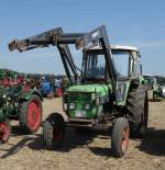 Deutz, steht bei der Oldtimerausstellung Baiersröder Hof im August 2015