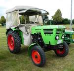 =Deutz D 3006, gesehen bei der Oldtimerausstellung Kiebitzgrund im Juni 2018