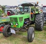 Deutz  D8006 S, BJ 1974, 130 PS, aufgenommen beim Oldtimertreffen in Warken. 21.07.2024 