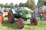 einer von vielen Deutz-Traktoren bei der Oldtimerausstellung des  Deutz-Club Allmus  am 30.08.2009 