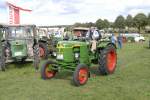 Deutz fhrt beim Oldtimertreffen des  Deutzclub Allmus  in Hofbieber-Allmus vor. 30.08.2009
