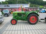 Dieser luftgekhlte Deutz stand ebenvalls schon am Vorabend auf dem Platz beim Bulldogtreffen in Burkhardtsdorf