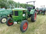 Deutz, steht in Eiterfeld-Oberufhausen anl. Oldtimer- und Traktorenausstellung der Oldtimerfreunde Ufhausen am 04.07.2010