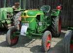 Deutz D 18 ausgestellt anl. Ortsjubilum  850 Jahre Bckels  in 36100 Petersberg-Bckels, August 2010