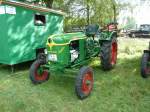 Deutz steht anl. der Oldtimeraustellung des Deutz-Club Allmus auf dem Ausstellungsgelnde, August 2011