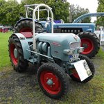 =Eicher Puma steht bei der Oldtimerausstellung in Gudensberg, Juli 2016