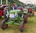 Fendt Dieselross; war zu Gast beim Oldtimertreffen in Warken.