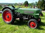 =Fendt Farmer steht bei der Oldtimerausstellung in Thalau im Mai 2017 