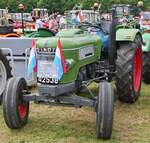 Fendt Farmer 2; BJ 1966; 35 PS; war beim Oldtimertreffen in Warken dabei. 21.07.2024