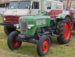 Fendt Farmer 2; BJ 1967; 35 PS; war beim Oldtimertreffen in Warken zu Gast. 21.07.2024