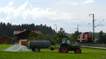 Dieser Fendt-Traktor war Mitte August 2020 bei Fuchsreut zu sehen.