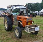 Fiat 640; BJ 1974; 64 PS, war zum Oldtimertreffen nach Warken gekommen.