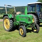 =John Deere - Lanz, gesehen beim John Deere - Lanz - Treffen im Kirchheim am See im August 2016