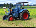 Lanz Bulldog Traktor am Traktorentreff in Zauggenried/BE am 2024.07.13