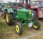 Lanz Bulldog 2816; BJ 1959; 28 PS, stand in Warken beim Oldtimertreffen. 21.07.2024