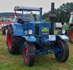 Lanz Bulldog D 9506; BJ 1952; 45 PS; war beim Oldtimertreffen in Warken zusehen. 21.07.2024