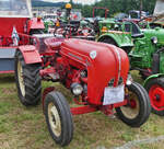 Porsche Diesel Junior 108; BJ 1959; 14 PS; ausgestellt beim Oldtimertreffen in Warken. 21.07.2024