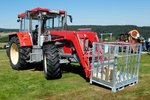 =Schlüter mit Transportkorb, gesehen beim John Deere - Lanz - Treffen im Kirchheim am See im August 2016